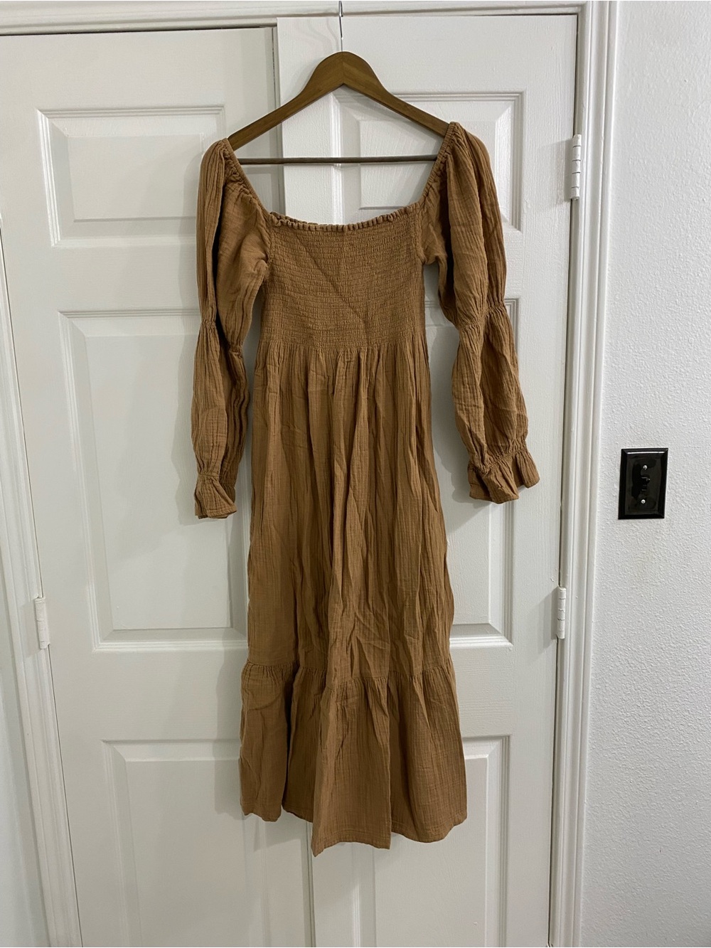 Quince Smocked Peasant Dress